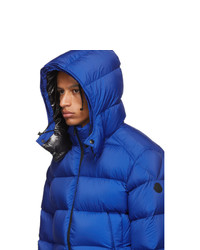 Doudoune bleue Moncler