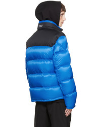 Doudoune bleue Moncler