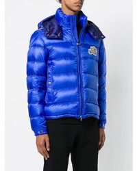 Doudoune bleue Moncler