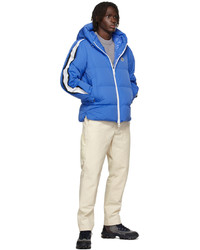 Doudoune bleue Moncler