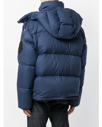 Doudoune bleue Moncler