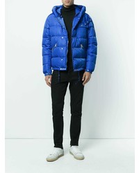 Doudoune bleue Moncler