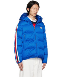 Doudoune bleue Moncler