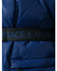 Doudoune bleue Versace Jeans