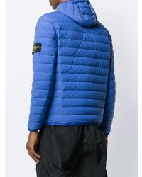 Doudoune bleue Stone Island