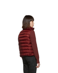 Doudoune bordeaux Moncler