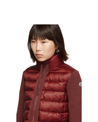 Doudoune bordeaux Moncler