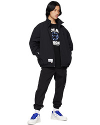 Doudoune brodée noire AAPE BY A BATHING APE