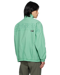 Doudoune brodée vert menthe AAPE BY A BATHING APE