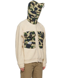 Doudoune camouflage marron clair BAPE