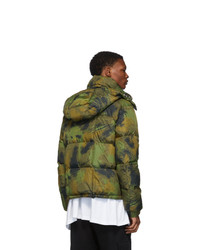 Doudoune camouflage olive Off-White