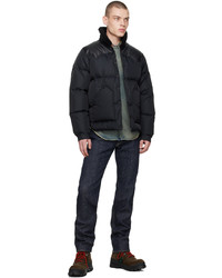 Doudoune en cuir noire Rocky Mountain Featherbed