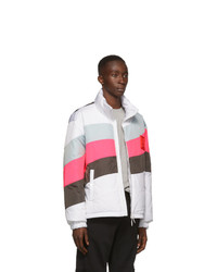 Doudoune imprimée blanche Off-White