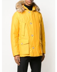 Doudoune jaune Woolrich