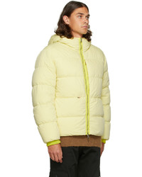 Doudoune jaune Moncler