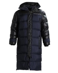 Doudoune longue bleu marine Calvin Klein