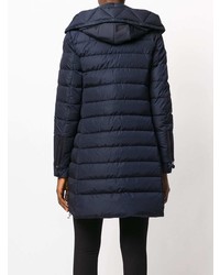 Doudoune longue bleu marine Moncler