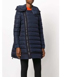 Doudoune longue bleu marine Moncler