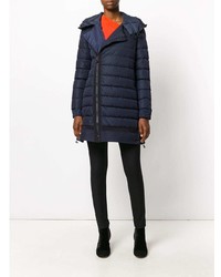 Doudoune longue bleu marine Moncler