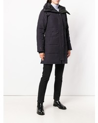 Doudoune longue bleu marine Canada Goose