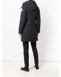 Doudoune longue bleu marine Canada Goose