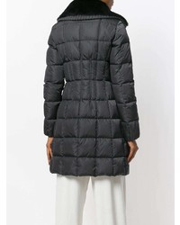 Doudoune longue gris foncé Moncler