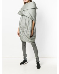 Doudoune longue grise Rick Owens DRKSHDW