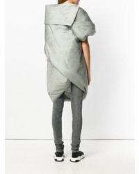 Doudoune longue grise Rick Owens DRKSHDW