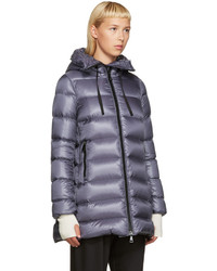 Doudoune longue grise Moncler