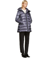 Doudoune longue grise Moncler