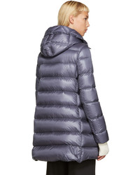 Doudoune longue grise Moncler