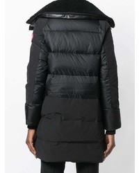 Doudoune longue noire Canada Goose