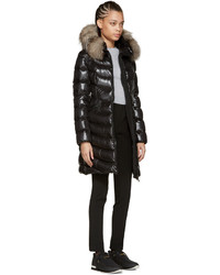 Doudoune longue noire Moncler