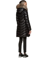 Doudoune longue noire Moncler