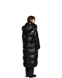 Doudoune longue noire Moncler