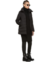 Doudoune longue noire Moncler