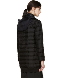 Doudoune longue noire Moncler Gamme Rouge