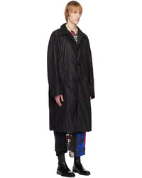 Doudoune longue noire Dries Van Noten