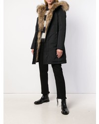 Doudoune longue noire Woolrich