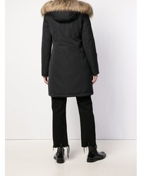 Doudoune longue noire Woolrich