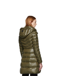 Doudoune longue olive Mackage