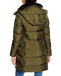 Doudoune longue olive Tommy Hilfiger