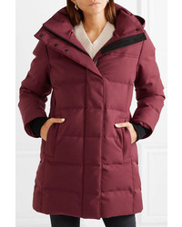 Doudoune longue pourpre foncé Canada Goose