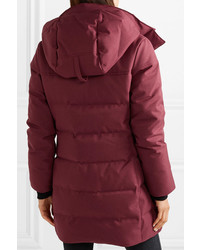 Doudoune longue pourpre foncé Canada Goose