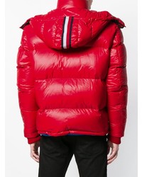 Doudoune longue rouge Hilfiger Collection