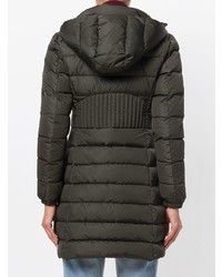 Doudoune longue vert foncé Moncler