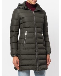 Doudoune longue vert foncé Moncler