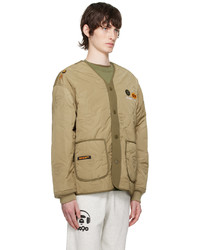 Doudoune marron clair AAPE BY A BATHING APE