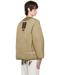 Doudoune marron clair AAPE BY A BATHING APE