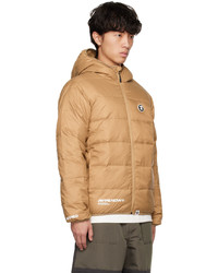 Doudoune marron clair AAPE BY A BATHING APE